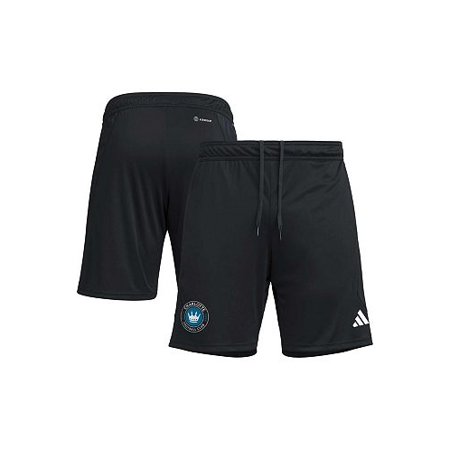 Adidas Mens Black Charlotte FC 2023 On-Field AEROREADY Training Shorts