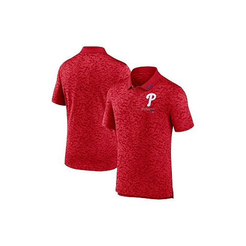 Nike Mens Red Philadelphia Phillies Next Level Polo Shirt