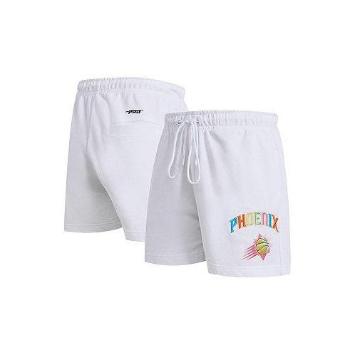 Pro Standard Mens White Phoenix Suns Washed Neon Shorts