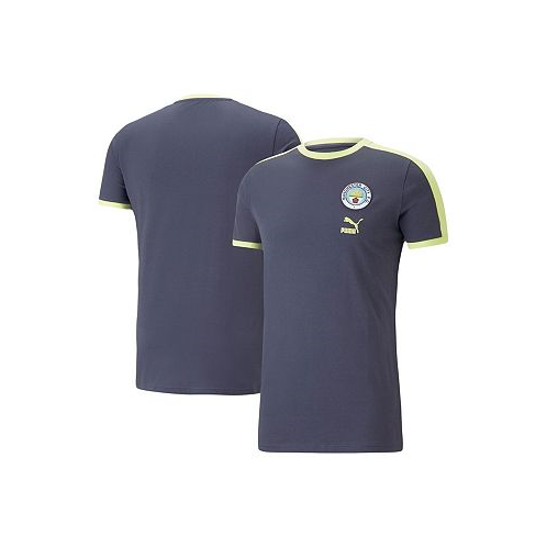 Puma Mens Navy Manchester City ftblHeritage T-shirt