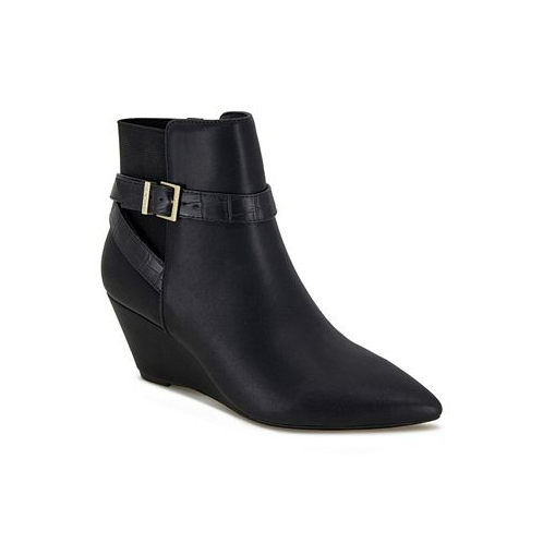 Kenneth Cole Reaction Womens Emmie Wedge Dress Booties