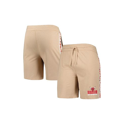 Concepts Sport Mens Tan Chicago Bulls Team Stripe Shorts