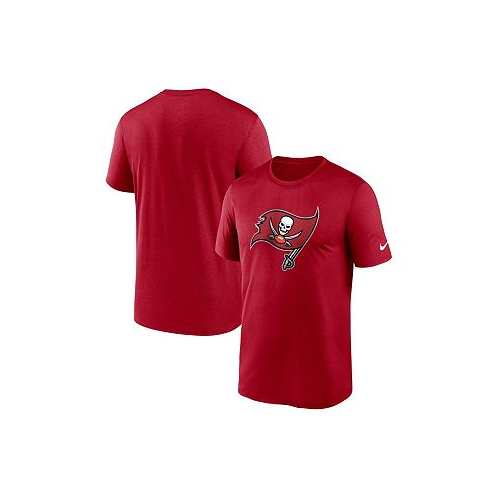 Nike Mens Red Tampa Bay Buccaneers Legend Logo Performance T-shirt
