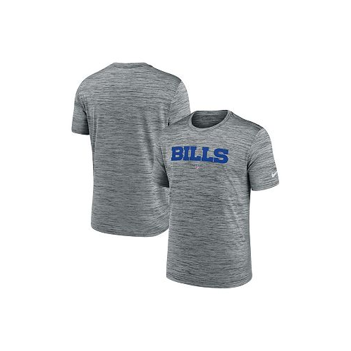 Nike Mens Heather Gray Buffalo Bills Velocity Performance T-shirt