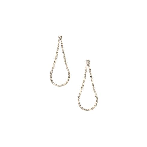 ETTIKA Sparkle Droplet 18K Gold Plated Earrings