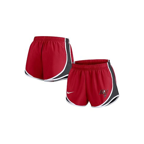 Nike Womens Red Tampa Bay Buccaneers Performance Tempo Shorts