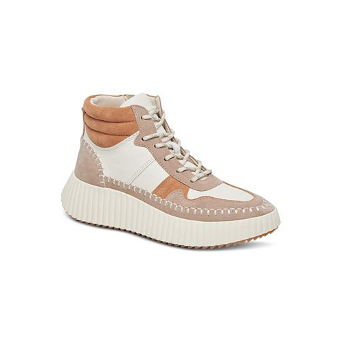 Dolce Vita Womens Daley Lace-Up High-Top Sneakers