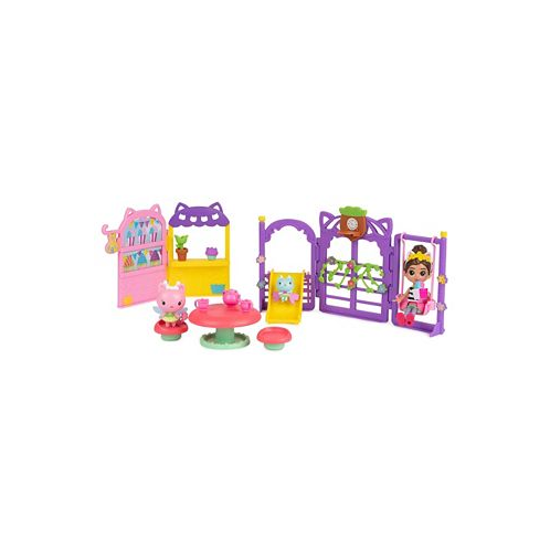 Gabbys Dollhouse KittyFairy Garden Party 18-Piece Playset with 3 Toy Figures Surprise Toys Dollhouse Accessories Kids Toys for Girls Boys 3 Plus