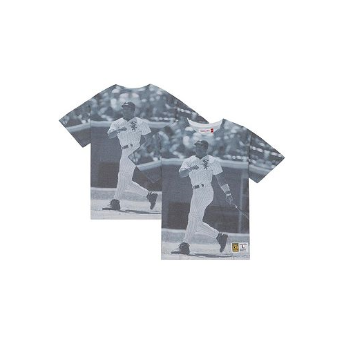 Mitchell & Ness Mens Bo Jackson Chicago White Sox Cooperstown Collection Highlight Sublimated Player Graphic T-shirt