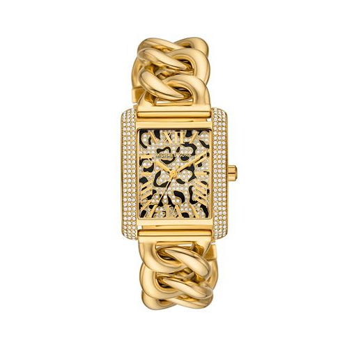 Michael Kors Womens Emery Three-Hand Gold-Tone Stainless Steel Watch 40 x 31mm