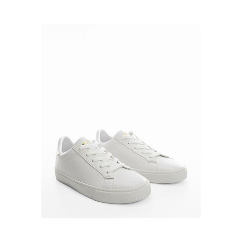 MANGO Womens Lace-Up Sneakers