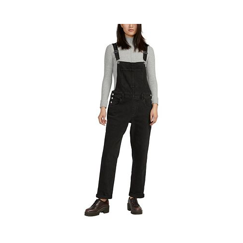 Silver Jeans Co. Womens Baggy Straight Leg Overalls