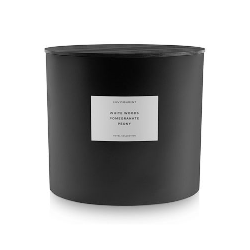 ENVIRONMENT White Woods Pomegranate & Peony Candle (Inspired by 5-Star Hotels) 55 oz.