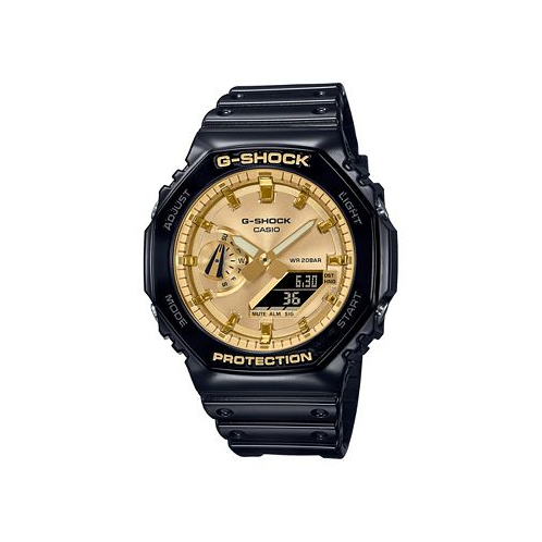 G-Shock Mens Two-Hand Quartz Analog Digital Black Resin Watch 45.4mm GA2100GB-1A