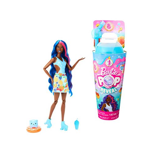 Barbie Pop Reveal Fruit Series Fruit Punch Doll 8 Surprises Include Pet Slime Scent & Color Change
