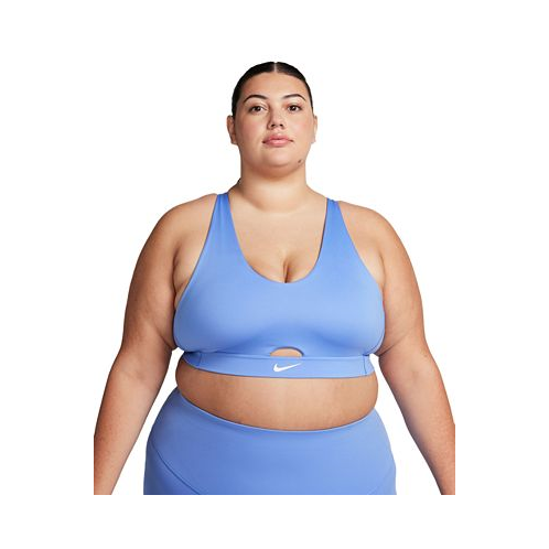Nike Plus Size Active Indy Plunge Cutout Medium-Support Padded Sports Bra