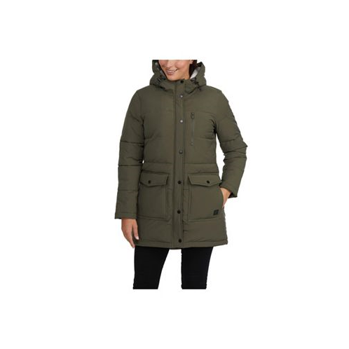 Hurley Womens Jasper Hooded Jacket with Patch Pockets