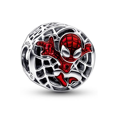 Pandora Sterling Silver Marvel Spider-Man Soaring City Charm