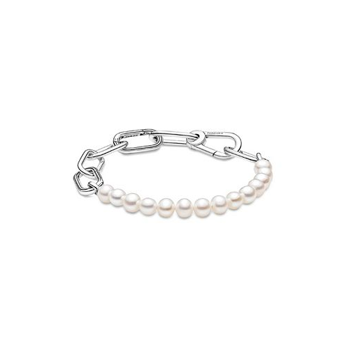 Pandora ME Sterling Silver Treated Freshwater Cultured Pearl Bracelet