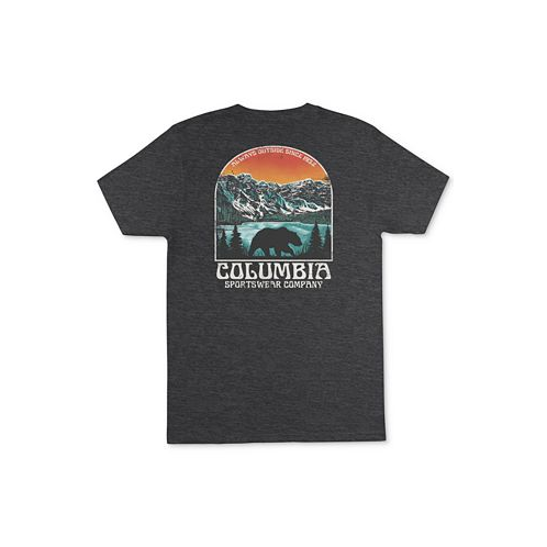 Columbia Mens Commute Landscape Logo Graphic T-Shirt