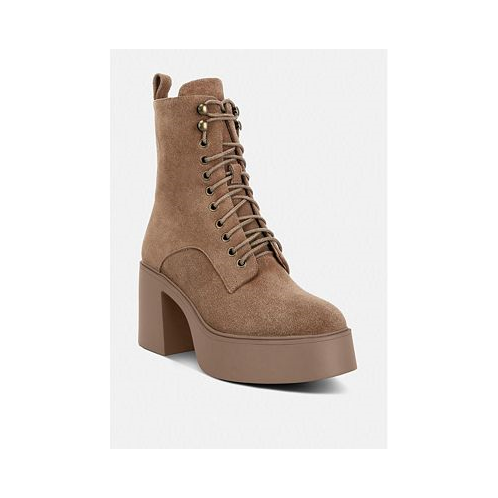 Rag & Co Carmac Womens High Ankle Platform Boots