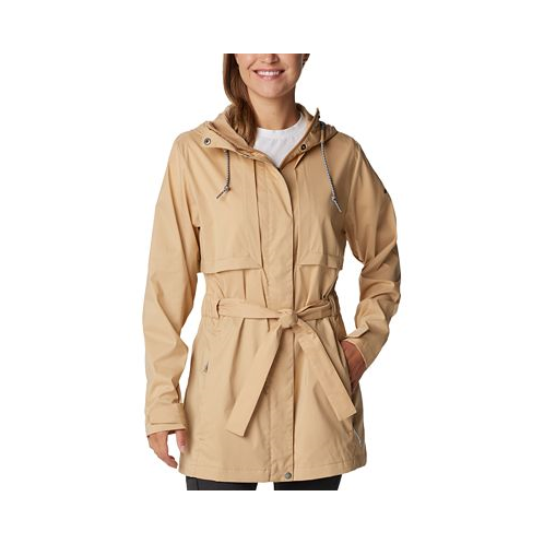 Columbia Womens Pardon My Trench Water-Resistant Rain Jacket