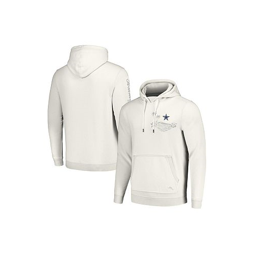Tommy Bahama Mens White Dallas Cowboys Home Game Pullover Hoodie
