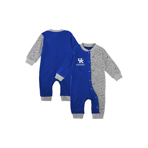 Outerstuff Baby Boys and Girls Royal Kentucky Wildcats Playbook Two-Tone Full-Snap Jumper