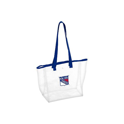 Logo Brands Womens New York Rangers Stadium Clear Tote