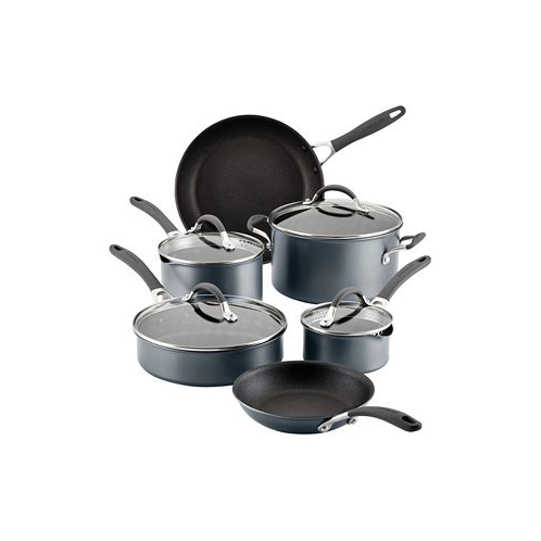 Circulon A1 Series with ScratchDefense Technology Aluminum 10 Piece Nonstick Induction Pots and Pans Cookware Set