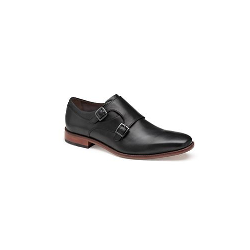 Johnston & Murphy Mens Archer Double Monk Loafers