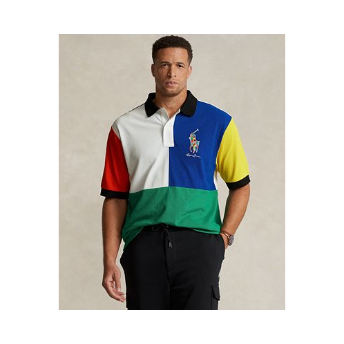 Polo Ralph Lauren Mens Big & Tall Colorblocked Polo Shirt