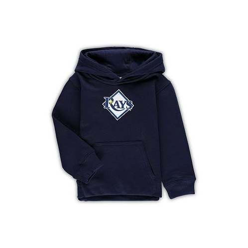 Outerstuff Toddler Boys and Girls Navy Tampa Bay Rays Team Primary Logo Fleece Pullover Hoodie