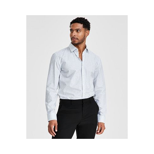 Hugo Boss Mens Kenno Slim-Fit Vertical Stripe Dress Shirt