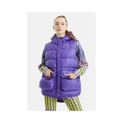 NOCTURNE Womens Hooded Puffer Vest