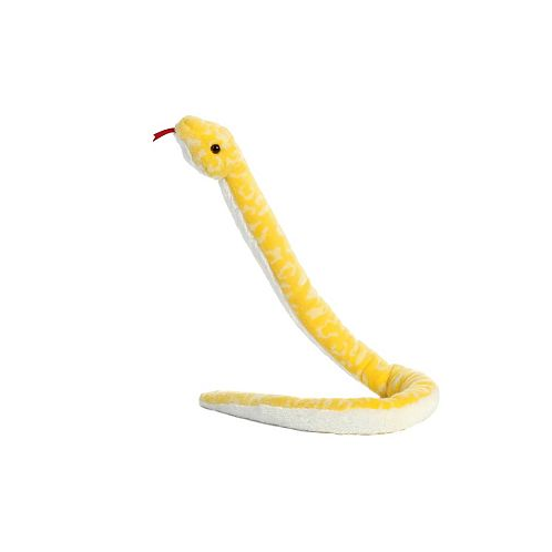 Aurora X-Large Albino Burmese Python Snake Playful Plush Toy Yellow 50