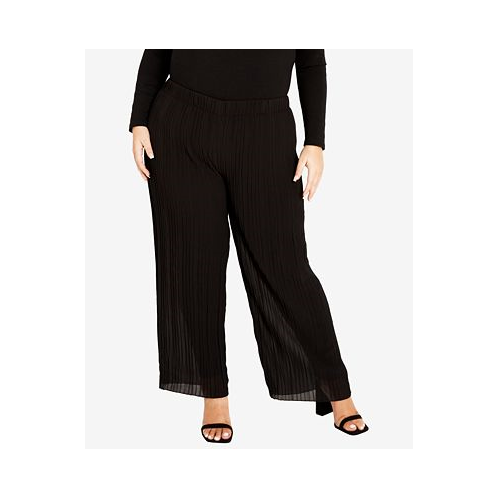 AVENUE Plus Size Victoria Relaxed Fit Pull On Pants