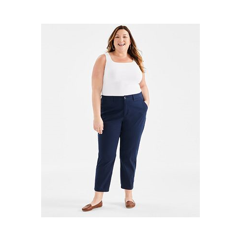 Style & Co Plus Size Classic Chino Pants
