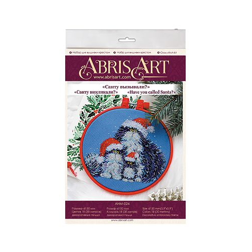 Abris Art Cross-stitch kit Have you called Santa