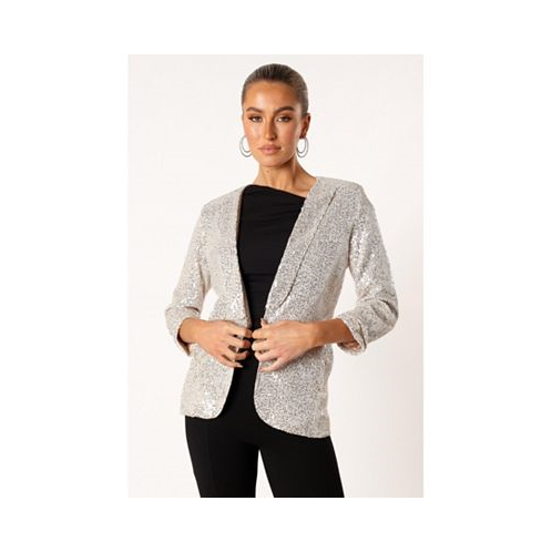 Petal and Pup Womens Camille Sequin Blazer
