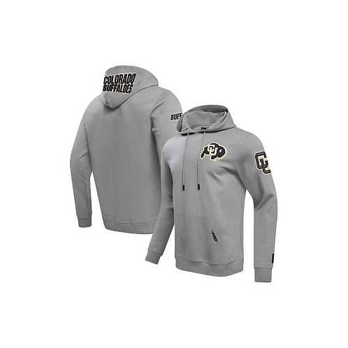 Pro Standard Mens Gray Colorado Buffaloes Classic Pullover Hoodie