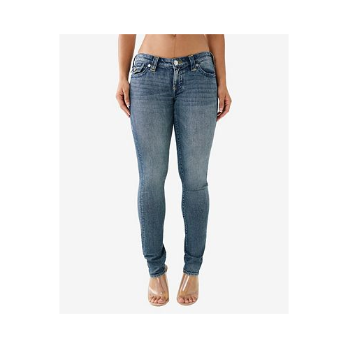 True Religion Womens Stella Flap Skinny Jeans