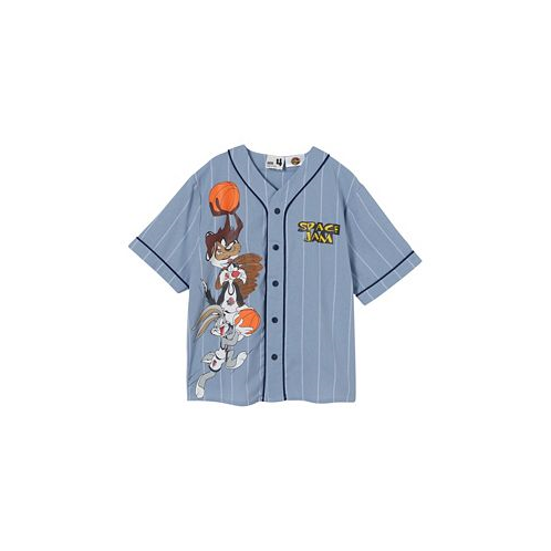 COTTON ON Toddler and Little Boy Character Baseball Short Sleeve Shirt