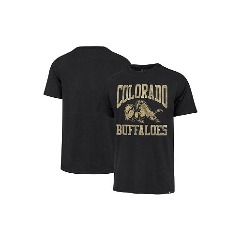 47 Brand Mens Black Distressed Colorado Buffaloes Big Ups Buffaloes Franklin T-shirt