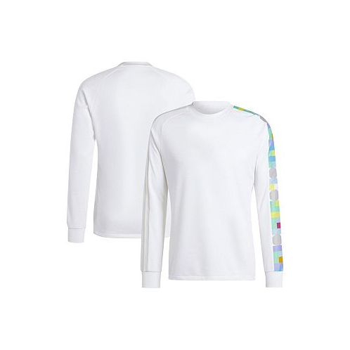 Adidas Mens White Peter Saville x Manchester United Long Sleeve Jersey