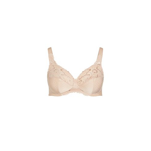 AVENUE Womens Lace Soft Cup Wire Free Bra