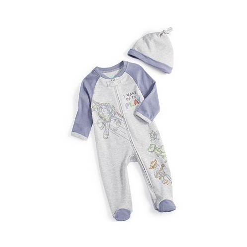 Disney Baby Toy Story Footed Coverall & Hat 2 Piece Set