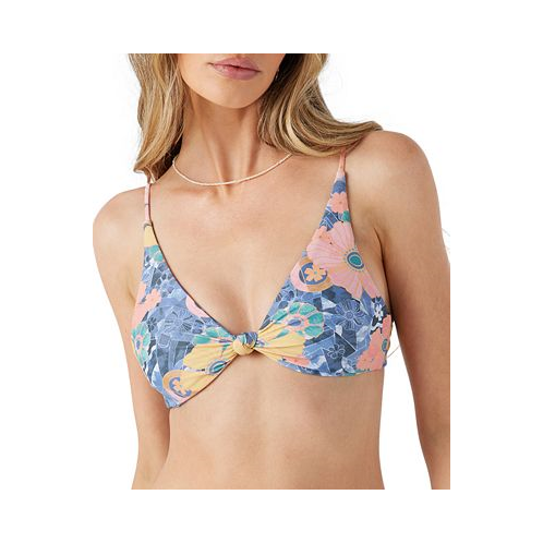 ONeill Womens Jadia Pismo Floral-Print Bikini Top