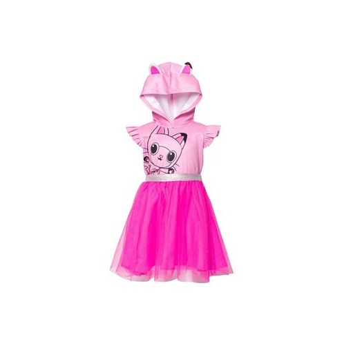Dreamworks Gabbys Dollhouse Pandy Paws Girls Mesh Cosplay Tulle Dress Toddler |Child
