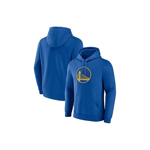 Fanatics Mens Royal Golden State Warriors Primary Logo Pullover Hoodie